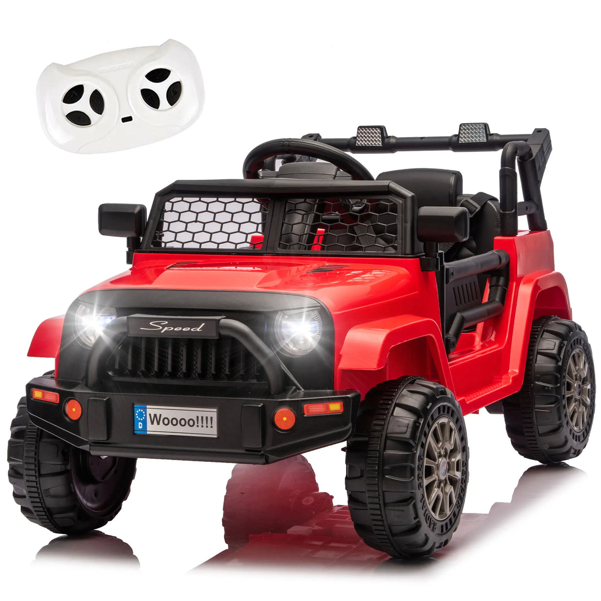 12V Kids Ride On Truck | 2WD Electric Toy Car with Parental Remote Con ...
